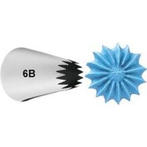 Wilton Decorating Tip #6B Open Star