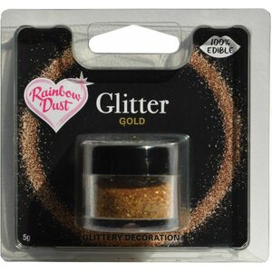 Rainbow Dust syötävä glitter kulta 5 g