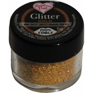 Rainbow Dust syötävä glitter kulta 5 g