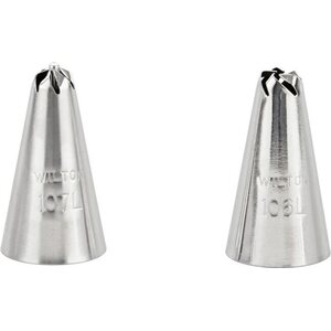 Wilton Decorating Tip Set Left Handed #106L, #107L
