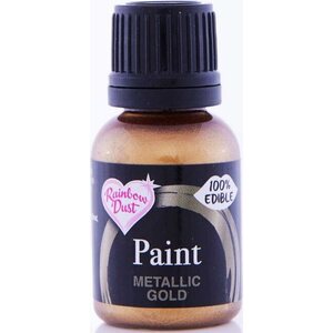 Rainbow Dust Metallic Food Paint - Gold