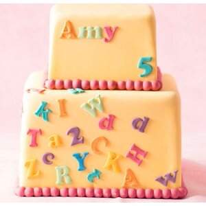FMM Alphabet & Numbers Tappits Art Deco Upper Case