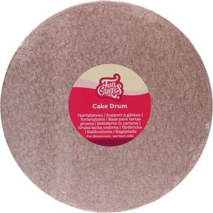 FunCakes Cake Drum Rond Ø25 cm - Rose Goud