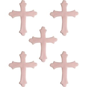 Cross Sugarcraft Toppers Pink