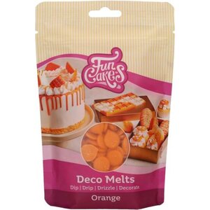 FunCakes Deco Melts -Oranje- 250g