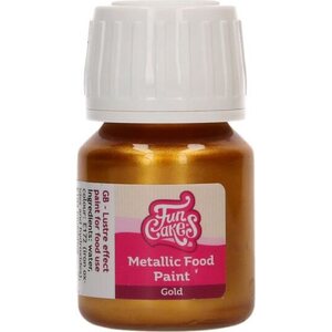 FunCakes Metallic Food Paint Gold 30 ml