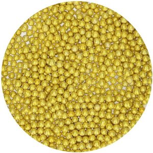 FunCakes Suikerparels Medium Metallic Goud 80 g