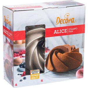 Decora DIECAST ALUMINUM CAKE PAN Ø 24 X 9 H CM ALICE