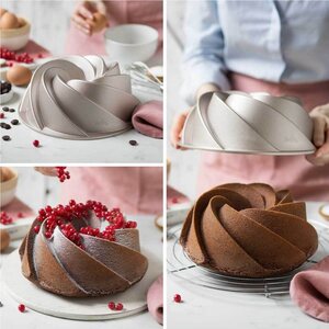 Decora DIECAST ALUMINUM CAKE PAN Ø 24 X 9 H CM ALICE