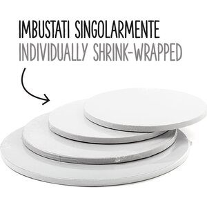 Decora CAKEBOARD WHITE Ø 30 X H 1,2 CM 12 INCH
