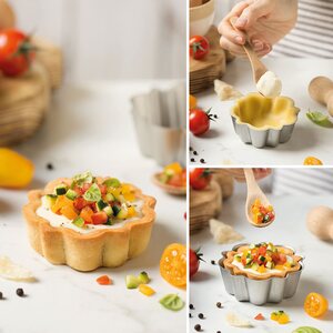 Decora NON-STICK TART PAN Ø 8 X 3 H CM REMOVABLE BOTTOM