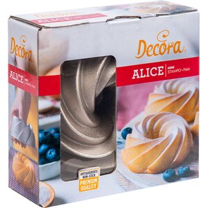 Decora DIECAST ALUMINUM MINI-CAKE PAN Ø 10 X 5 H CM ALICE