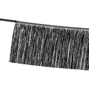 Fringe garland, black