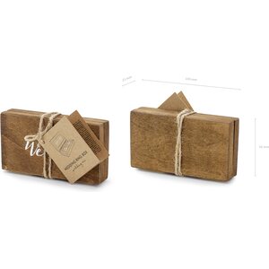 Puinen vihkisormuskotelo 10 x 5,5 cm