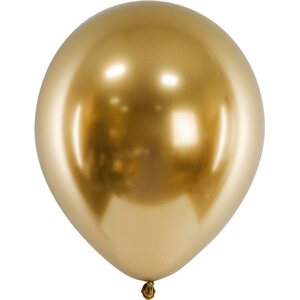 Glossy Balloons 30cm, gold 1pkt/10pc