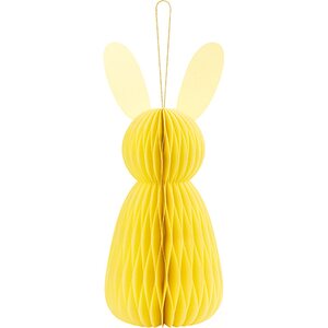 Paperikoriste hunajakenno Bunny keltainen 30  cm.