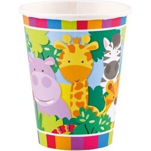 Paper cup 250 ml Jungle Animals