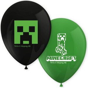 27cm latt balloons 8 pcs *Minecraft
