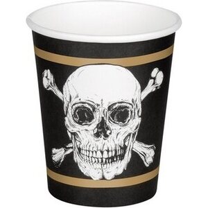 Set 10 Paper Cups Pirates (21 cl)