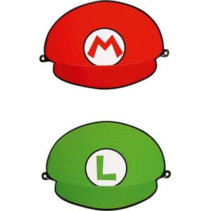 Juhlahattu Super Mario 8 kpl/pkt
