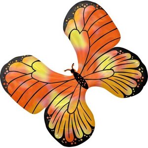 Irid. Monarch Butterfly Holo.S/Shape 76x66cmP40 S
