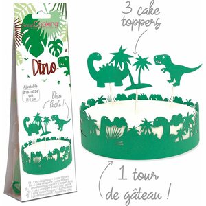 Scrapcooking Kakkukääre ja -koriste Dino