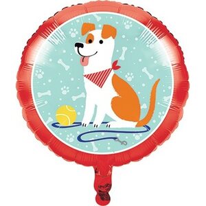 BLN MET 10/1CT 18" DOG PARTY