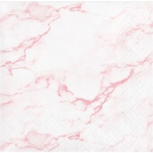 Pieni lautasliina vauvan jalat vaaleanpunainen marmorikuvio 16 kpl/pkt