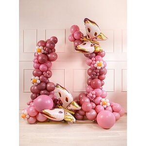 Strong Balloons 23 cm, Pastel Burgundy