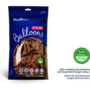 Strong Balloons 12 cm, Pastel Mocca