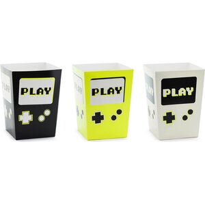 Boxes for popcorn Play, 7x7x12 cm, mix 1pkt/6pc.