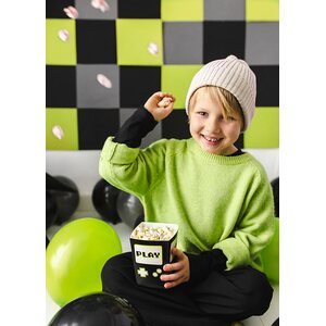 Boxes for popcorn Play, 7x7x12 cm, mix 1pkt/6pc.