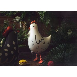 Foil balloon Hen, 48x60 cm, mix