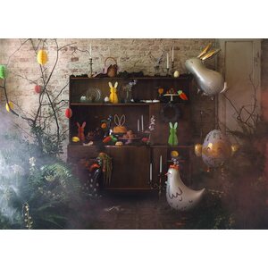 Foil balloon Hen, 48x60 cm, mix