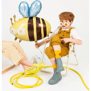 Foil balloon Bumblebee, 63.5x72 cm, mix