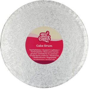 FunCakes Cake Drum Round Ø22,5 cm Silver