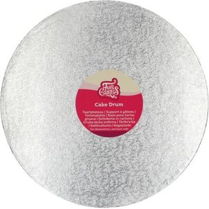 FunCakes FunCakes Cake Drum Round Ø30,5 cm - Silver