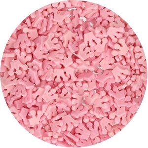 FunCakes koristerae vaaleanpunainen kruunu 45 g