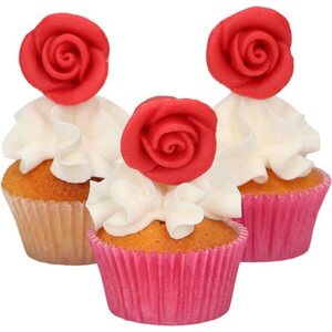 FunCakes massakoriste punaiset ruusut 6 kpl/pkt