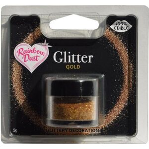 Rainbow Dust Edible Glitter - Gold