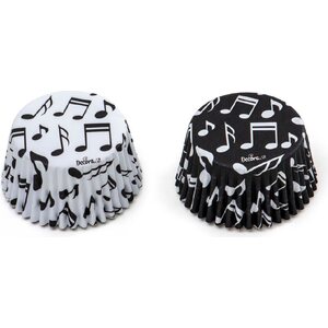 Decora 36 musical notes baking cups 50 x 32 mm