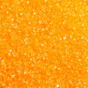 Decora GLITTERED SUGAR ORANGE 100 G