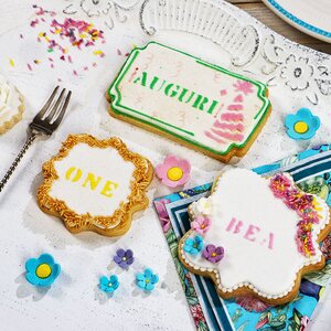Decora stencil alphabet 10 x 25 cm