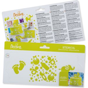 Decora stencil baby 10 x 25 cm
