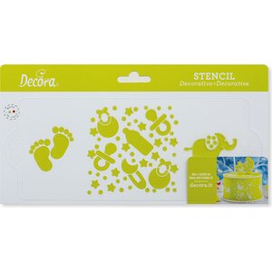 Decora stencil baby 10 x 25 cm