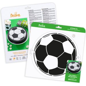 Decora soccer ball stencil ø 25 cm