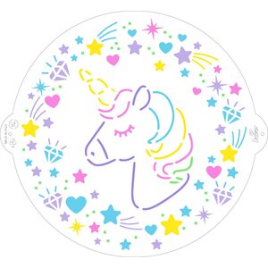 Decora stencil unicorn ø 25 cm