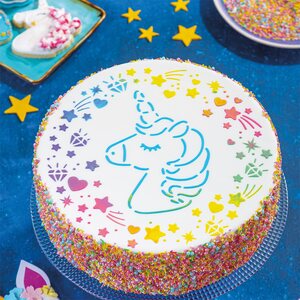 Decora stencil unicorn ø 25 cm