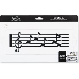 Decora stencil score 10x30cm