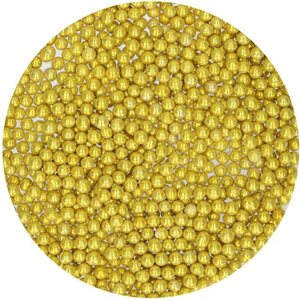 FunCakes Suikerparels Medium Metallic Goud 80 g